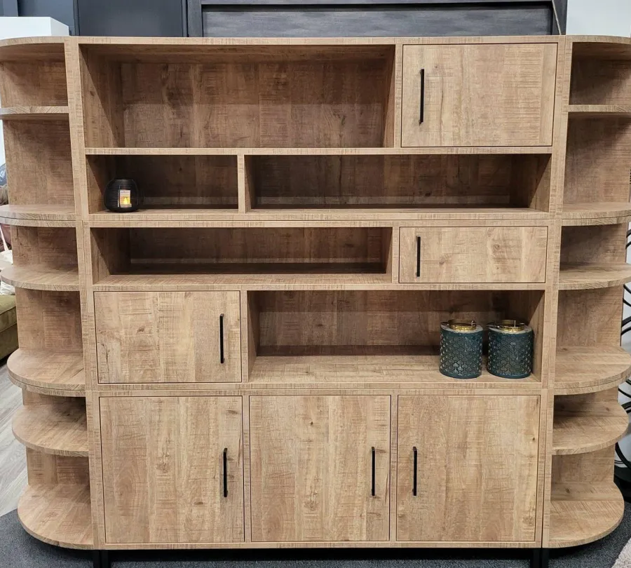 WoonMax Wandkast Combine groot met zijkast showroommodel Sale
