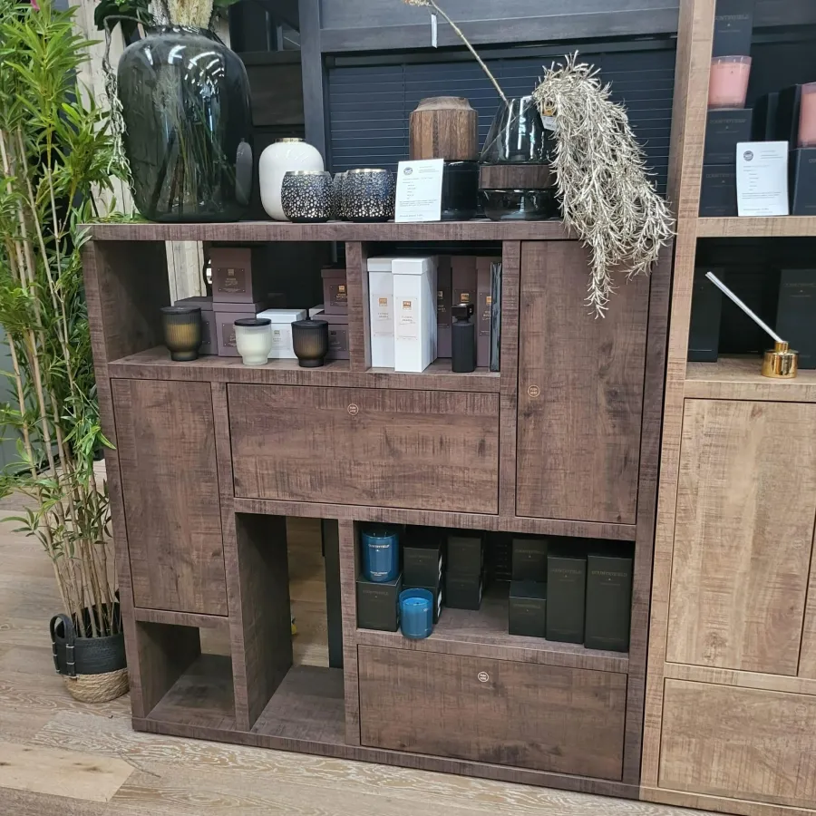WoonMax Wandkast Denton - 140 cm breed - Diverse kleuren Online