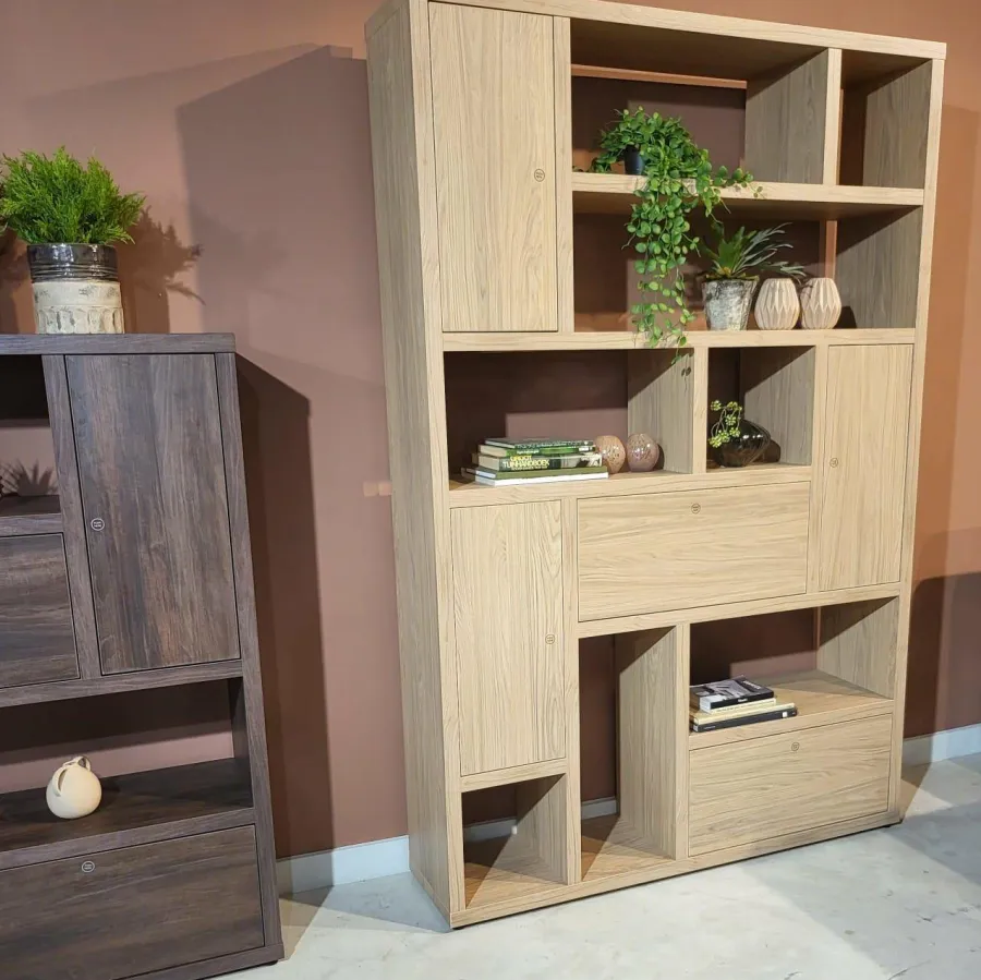 WoonMax Wandkast Denton groot - 140 cm breed - Diverse kleuren