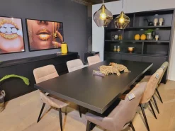 WoonMax Wandkast Milanello 3 deurs en 6 open vakken Clearance