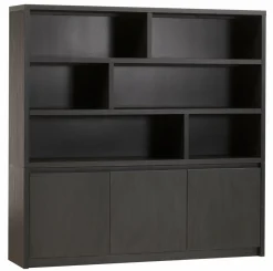 WoonMax Wandkast Milanello 3 deurs en 6 open vakken Clearance