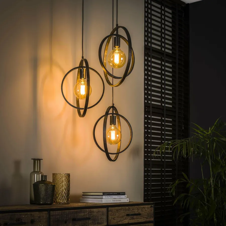 WoonStijl Hanglamp 3L Turn around getrapt Sale
