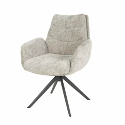 WoonStijl Armstoel lounge Rich zandkleur