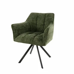 WoonStijl Armstoel raster draaibaar Hoven Groen Outlet