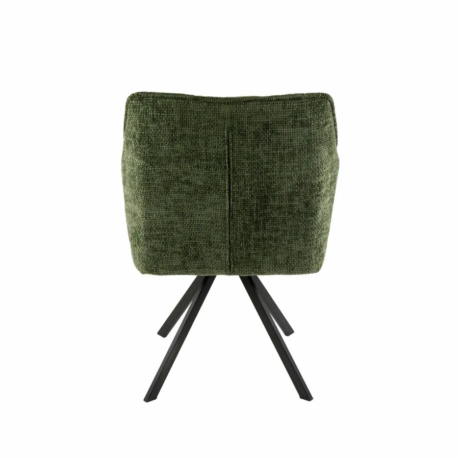 WoonStijl Armstoel raster draaibaar Hoven Groen Outlet