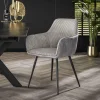 WoonStijl Armstoel Rib Zilverkleurig mix Clearance
