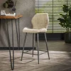 WoonStijl Barstoel boucle lendesteun zand Hot