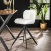 WoonStijl Barstoel Comfort draaibaar Boucle Wit Best