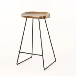 WoonStijl Barstoel houten zitting acacia Hot