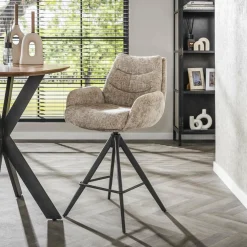 WoonStijl Barstoel lounge Rich zand Online