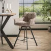 WoonStijl Barstoel raster draaibaar Rich Champagne Hot