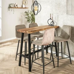 WoonStijl Barstoel Rib Rock zand Sale