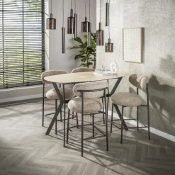 WoonStijl Barstoel Round Cargo zand New