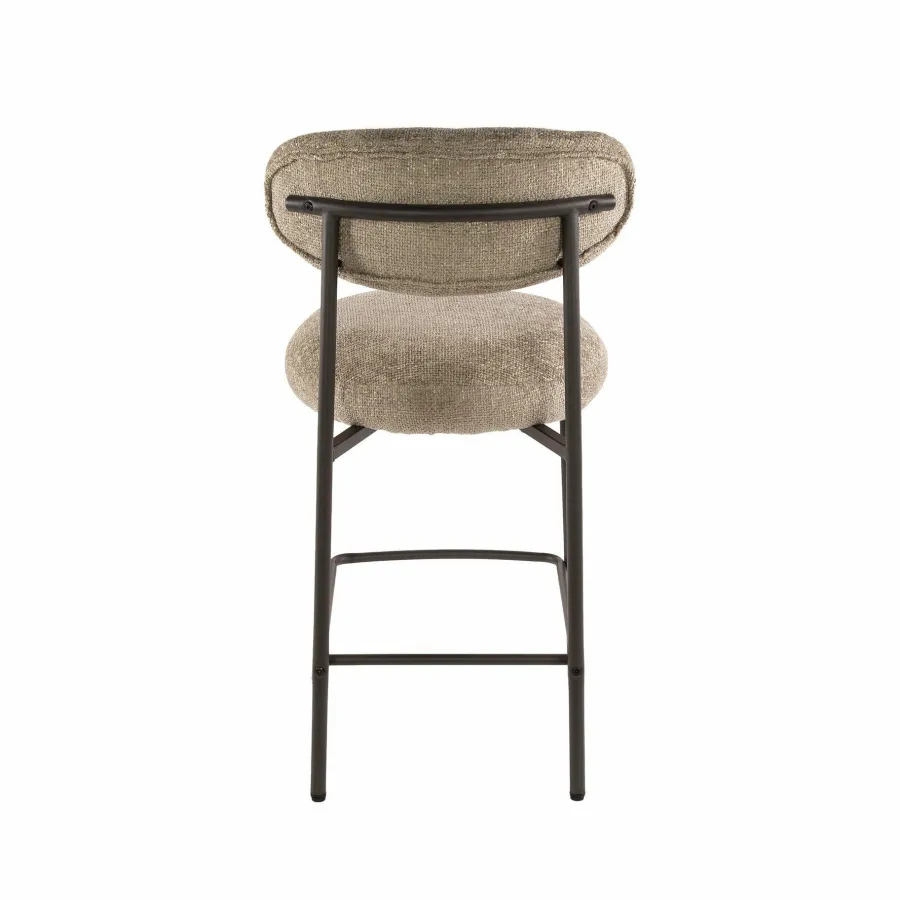 WoonStijl Barstoel Round Cargo zand New