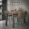WoonStijl Bartafel 147 edge 25mm / Massief acacia naturel New