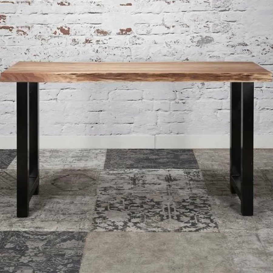 WoonStijl Bartafel boomstam 150 bladdikte 60 mm / Massief acacia naturel