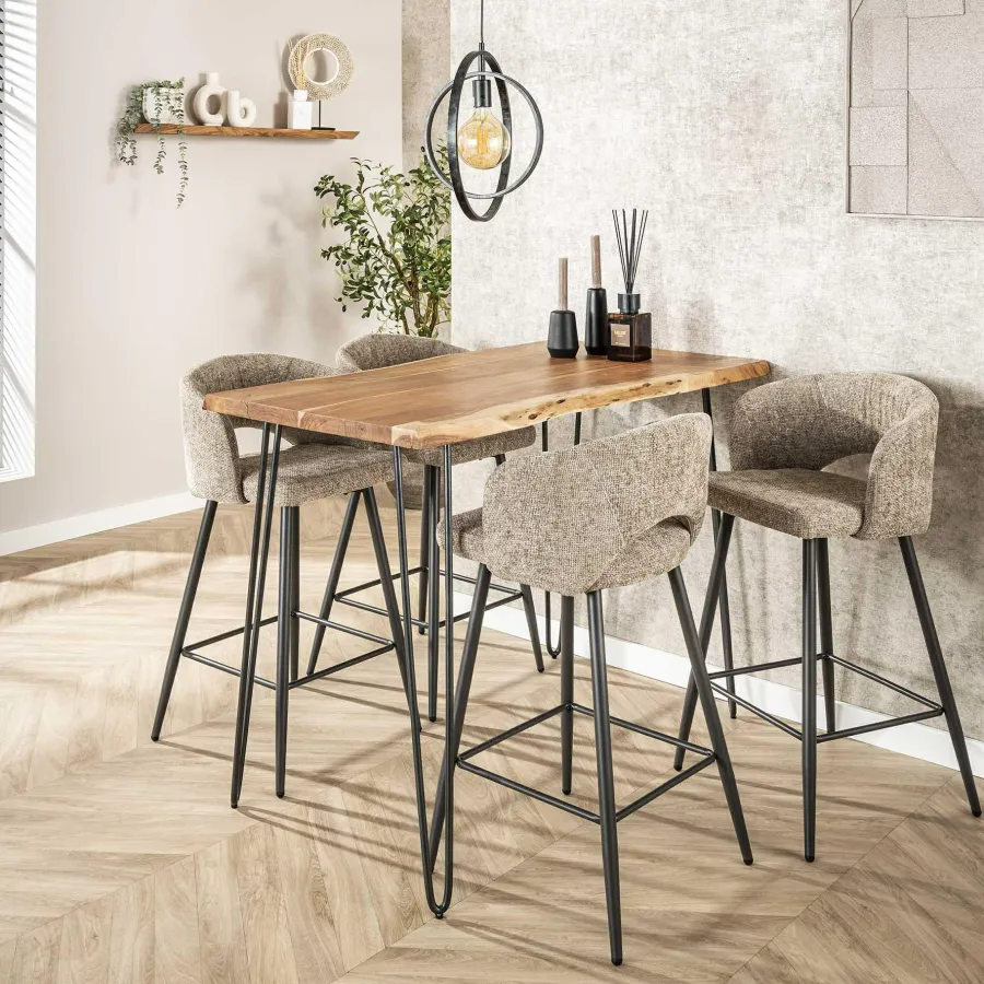 WoonStijl Bartafel edge 130 acacia Online