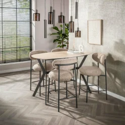 WoonStijl Bartafel Romano deens ovaal 140cm Best