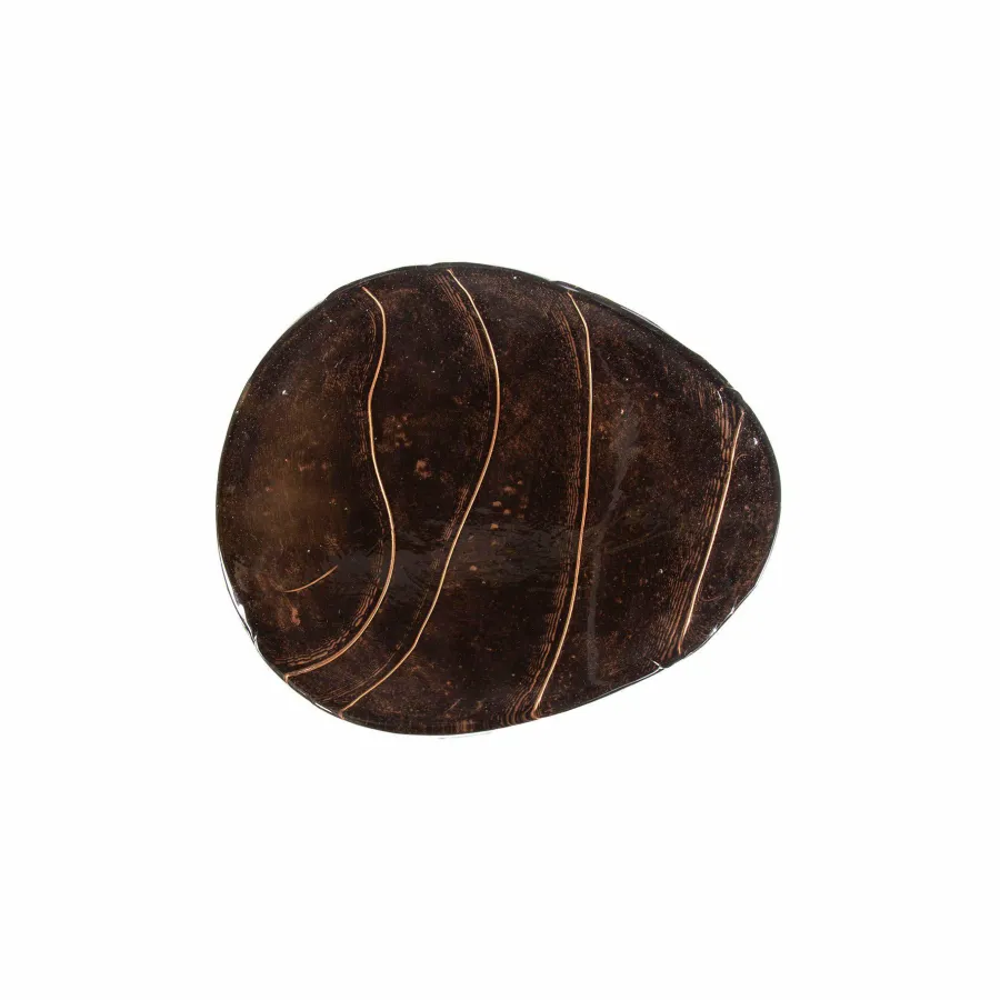 WoonStijl Bijzettafel L Eclipse koper antiek finish Clearance