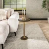 WoonStijl Bijzettafel L Eclipse goud antiek finish New
