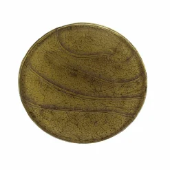 WoonStijl Bijzettafel M druppel Eclipse goud antiek finish New