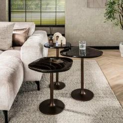 WoonStijl Bijzettafel M Eclipse Koper antiek finish Sale