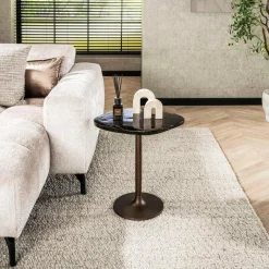 WoonStijl Bijzettafel S Eclipse koper antiek finish Outlet