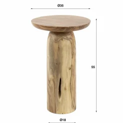 WoonStijl Bijzettafel XL River Solid Hot