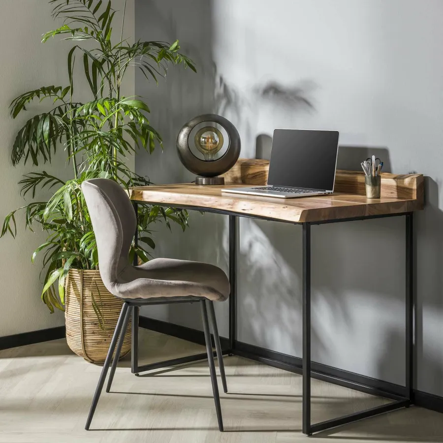WoonStijl Bureau 110x60 live edge Clearance
