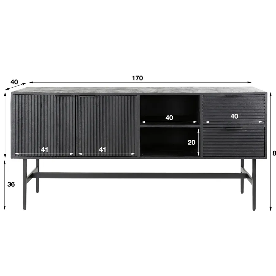 WoonStijl Dressoir 2 deurs en 2 lades marina Sale