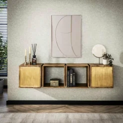 WoonStijl Dressoir 2D brass Hot