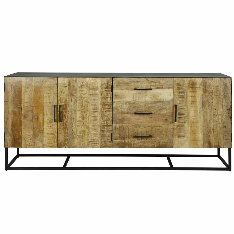 WoonStijl Dressoir Mango Metal Wood Clearance