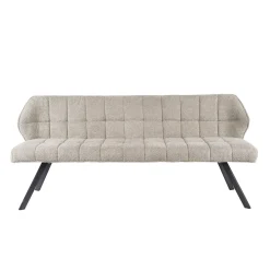 WoonStijl Eetkamerbank Raster 180 cm boucle Zand Discount