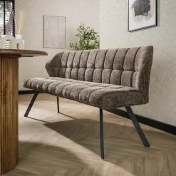 WoonStijl Eetkamerbank raster 180 Rich Taupe Hot