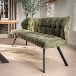 WoonStijl Eetkamerbank Raster 180 cm Hoven groen Discount
