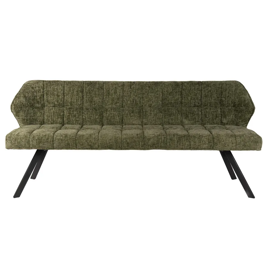 WoonStijl Eetkamerbank Raster 180 cm Hoven groen Discount