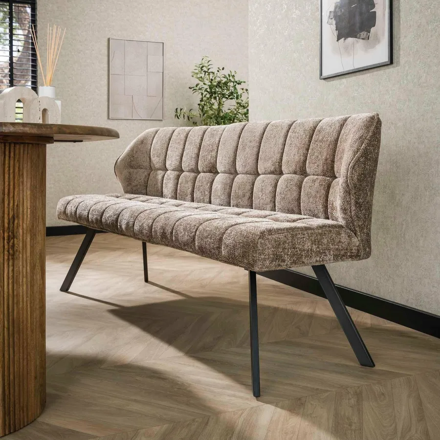 WoonStijl Eetkamerbank raster 180 Rich Champagne Sale