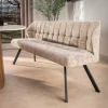 WoonStijl Eetkamerbank Raster 180 cm Alura zand New