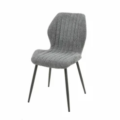 WoonStijl Eetkamerstoel Lende Boucle grijs New