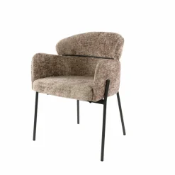 WoonStijl Eetkamerstoel ronde rug Curva Hoven Champagne New