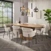 WoonStijl Eetkamerstoel ronde rug Curva Hoven Zand New