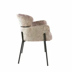 WoonStijl Eetkamerstoel ronde rug Curva Hoven Zand New