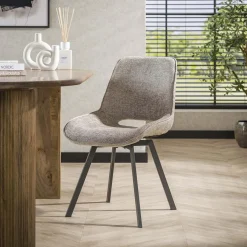 WoonStijl Eetkamerstoel Swivel - Rich zand Best