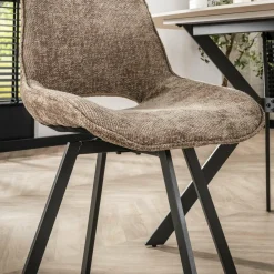 WoonStijl Eetkamerstoel Swivel - Rich champagne Clearance