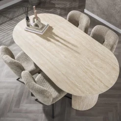 WoonStijl Eetkamertafel 180 arch ceramic Clearance
