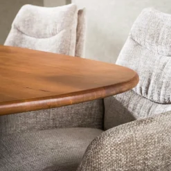 WoonStijl Eetkamertafel 215 Cliff ovale buis mango Online