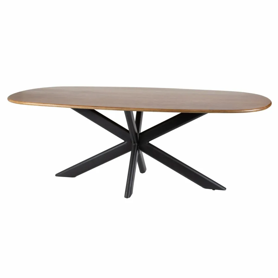 WoonStijl Eetkamertafel 215 Cliff ovale buis mango Online