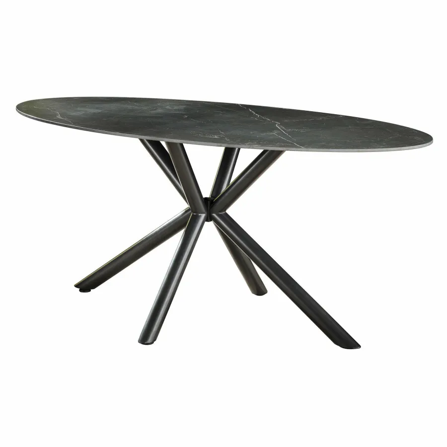 WoonStijl Eetkamertafel 180 ovaal ceramic New