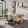 WoonStijl Eetkamertafel 215 cm wave Discount