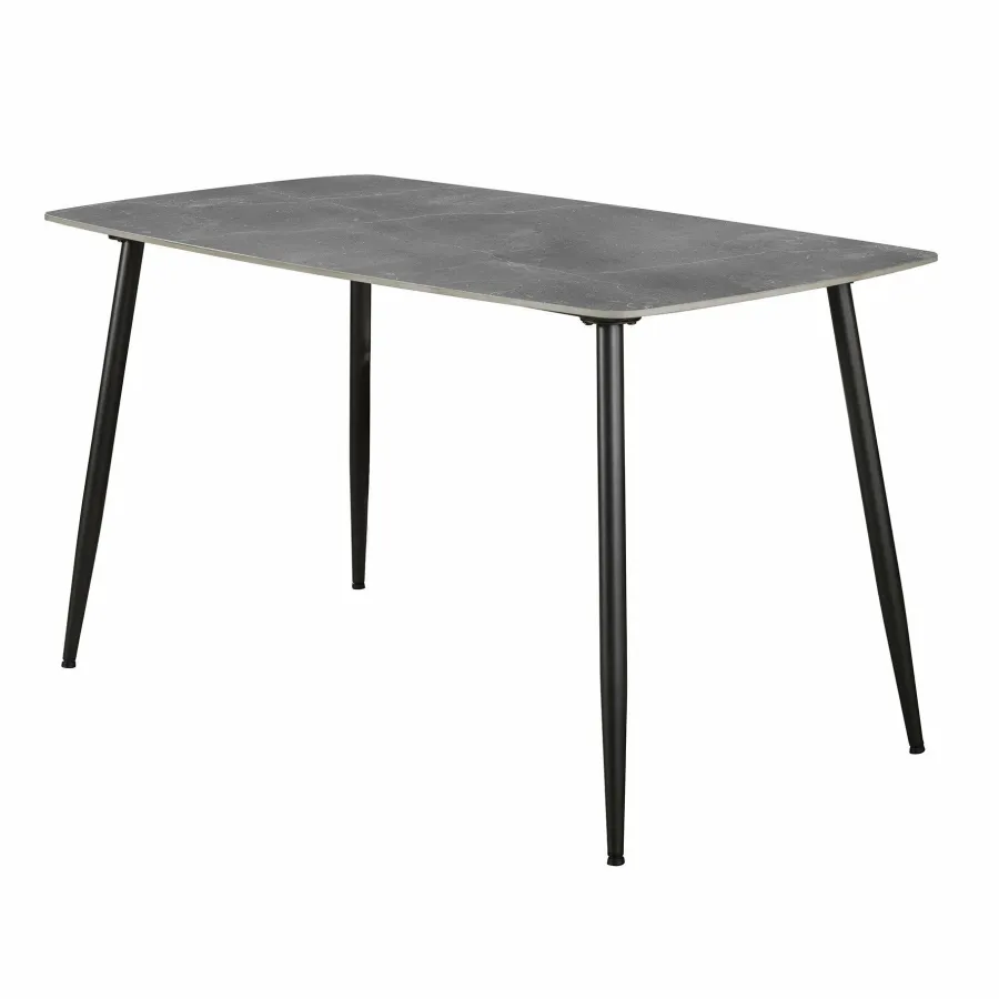 WoonStijl Eetkamertafel 140 Ceramic natural lichtgrijs